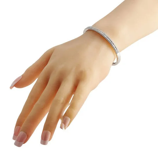 Bracelets JMS always Original LB Exclusive 18K White Gold 170 ct Diamond Bangle Bracelet Bracelets JMS always Original LB Exclusive 18K White Gold 170 ct Diamond Bangle Bracelet