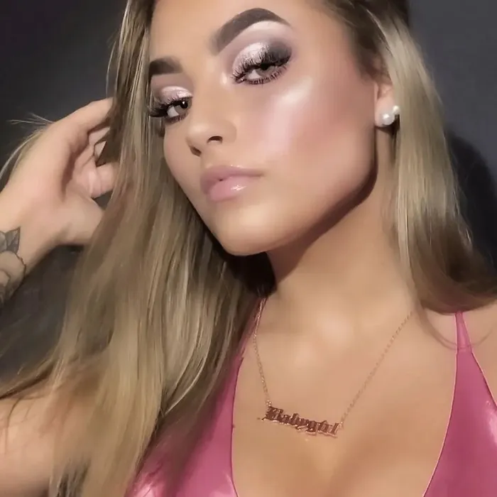 Old English Custom Necklace KHLOE JEWELS Custom Jewelry Necklaces