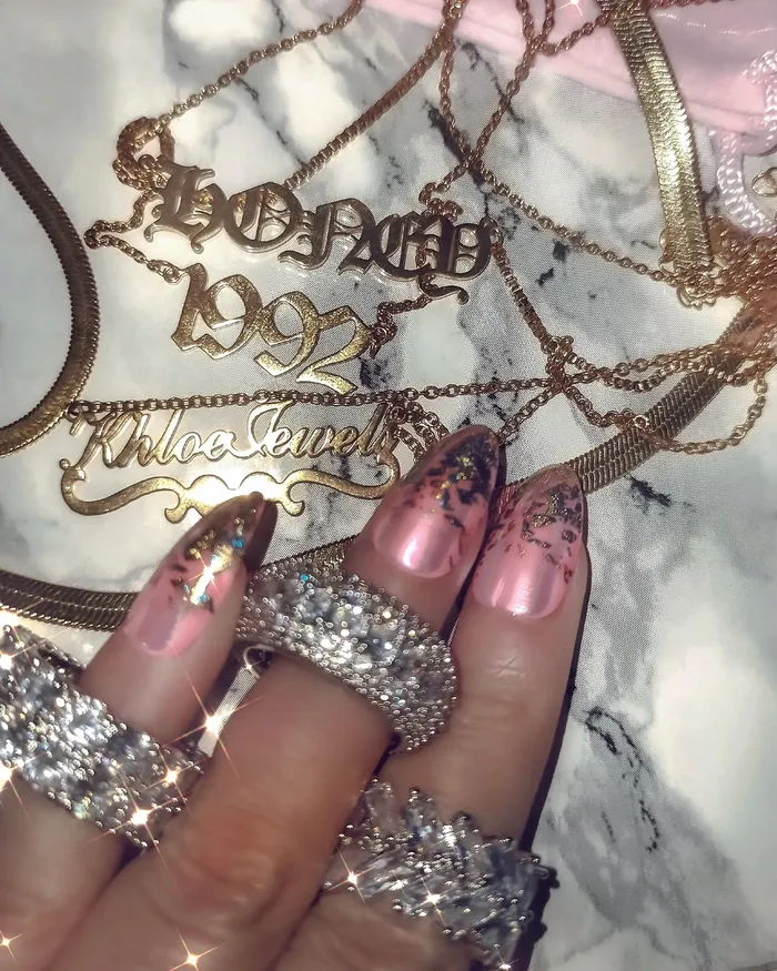 Old English Custom Necklace KHLOE JEWELS Custom Jewelry Necklaces