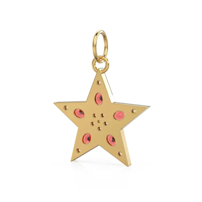 Charm Necklaces Jalvi Co Ruby Diamond 14k 18k Solid Gold Star Charm Celestial Brilliant Diamond Charm Star Charm Charm Necklaces Jalvi Co Ruby Diamond 14k 18k Solid Gold Star Charm Celestial Brilliant Diamond Charm Star Charm