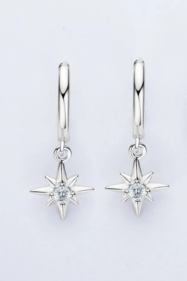 Earrings Moissanite Star Drop Earrings Trendsi