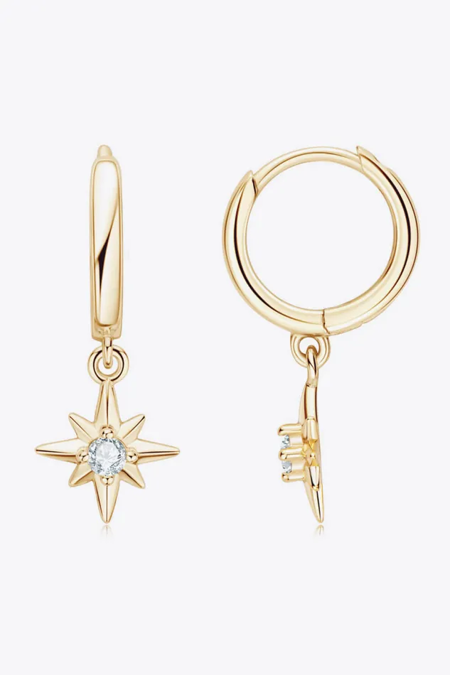 Earrings Moissanite Star Drop Earrings Trendsi