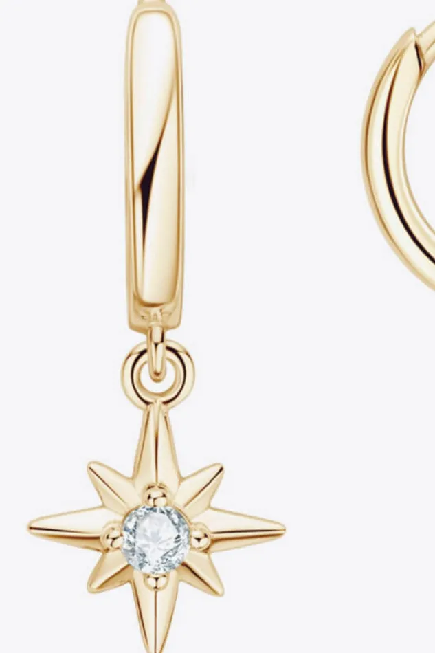 Earrings Moissanite Star Drop Earrings Trendsi