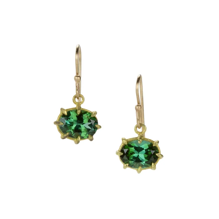 Earrings Rosanne Pugliese Mini Green Tourmaline Earrings