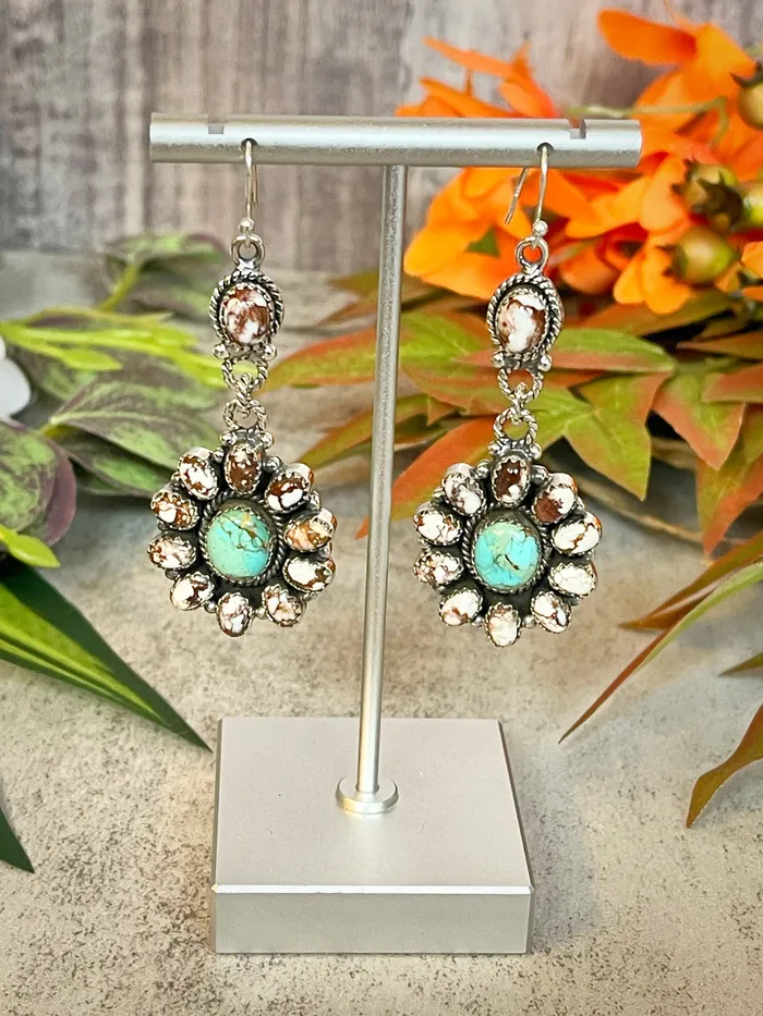 Earrings Sterling Silver Small Cluster Drop Earrings SophiaRene Boutique Earrings Sterling Silver Small Cluster Drop Earrings SophiaRene Boutique