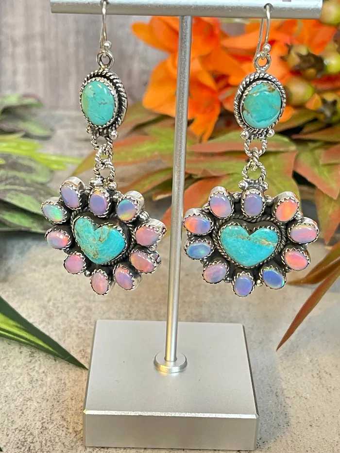 Earrings Sterling Silver Small Cluster Drop Earrings SophiaRene Boutique Earrings Sterling Silver Small Cluster Drop Earrings SophiaRene Boutique