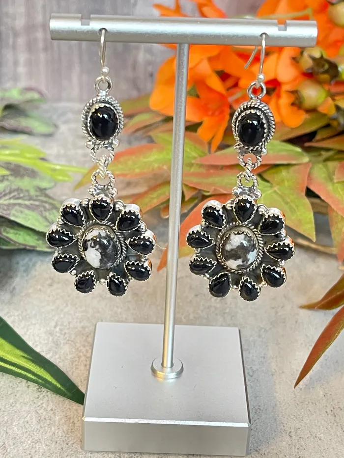 Earrings Sterling Silver Small Cluster Drop Earrings SophiaRene Boutique Earrings Sterling Silver Small Cluster Drop Earrings SophiaRene Boutique