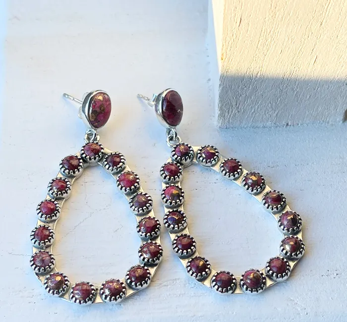 Sophiareneboutiquecom Earrings Sterling Silver Mohave Custom Earrings
