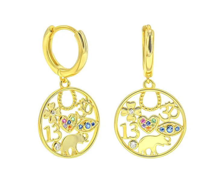 Sophiareneboutique Sterling Silver Lucky Earrings Earrings
