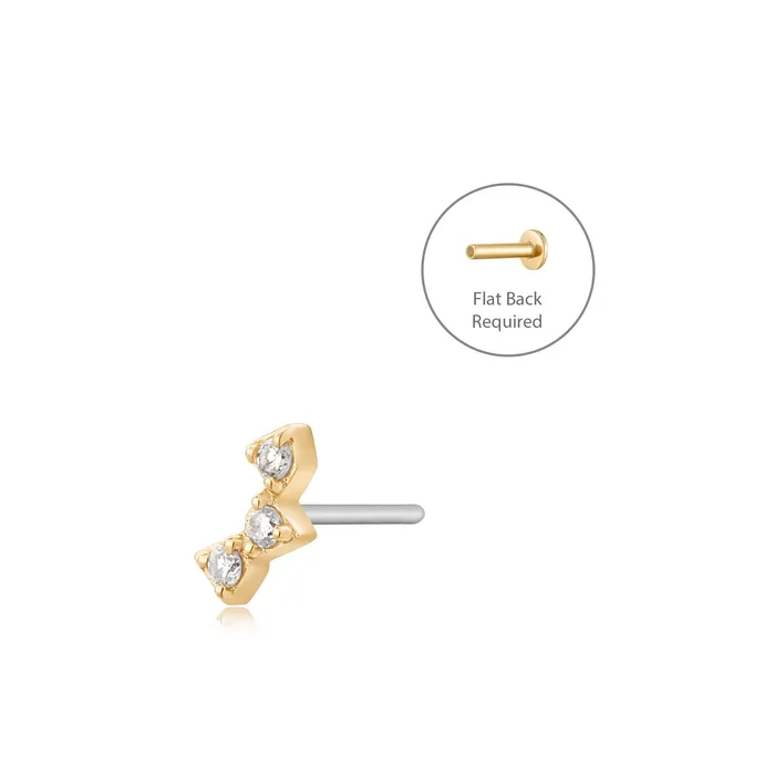 Aurelie Gi Earrings MILA LabGrown Diamond Piercing Top Earring