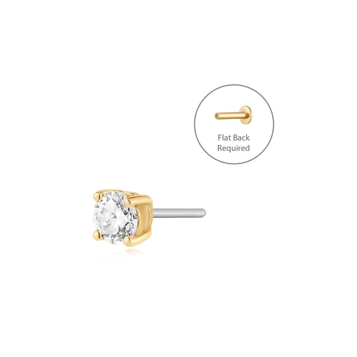 Aurelie Gi REESE Lab Grown Diamond Piercing Top Earring Earrings