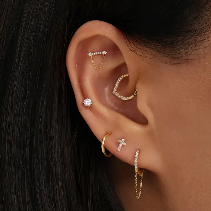 Aurelie Gi REESE Lab Grown Diamond Piercing Top Earring Earrings Aurelie Gi REESE Lab Grown Diamond Piercing Top Earring Earrings