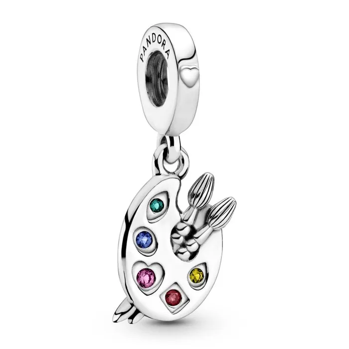Charm Necklaces Pandora Pandora Artists Palette Dangle Charm