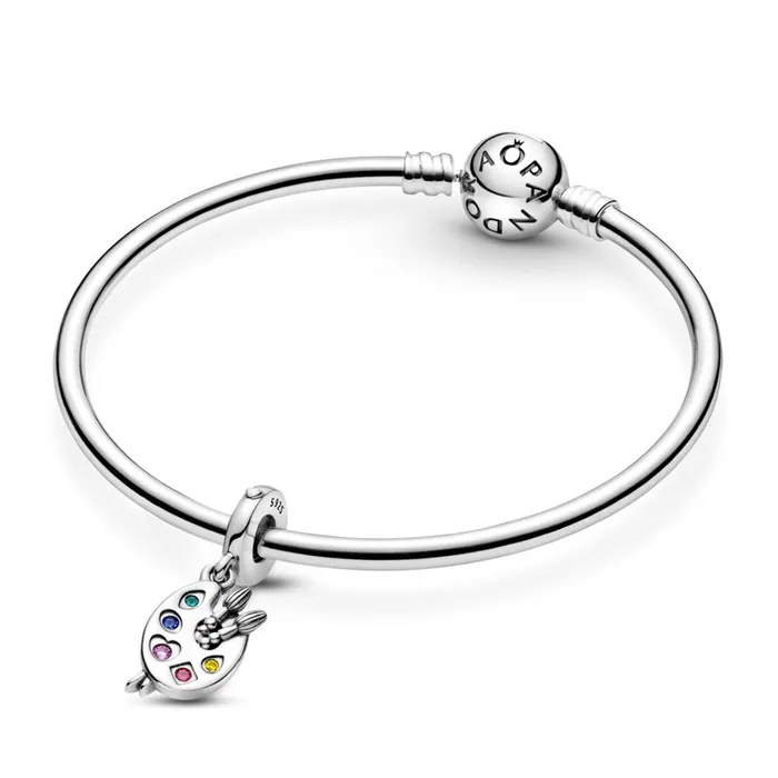 Charm Necklaces Pandora Pandora Artists Palette Dangle Charm