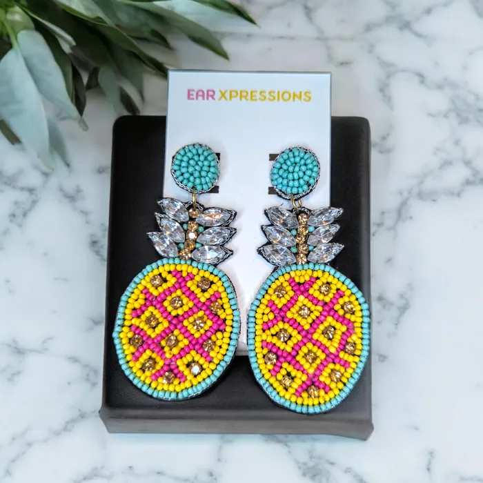Ear Xpressions Pineapples Earrings Earrings