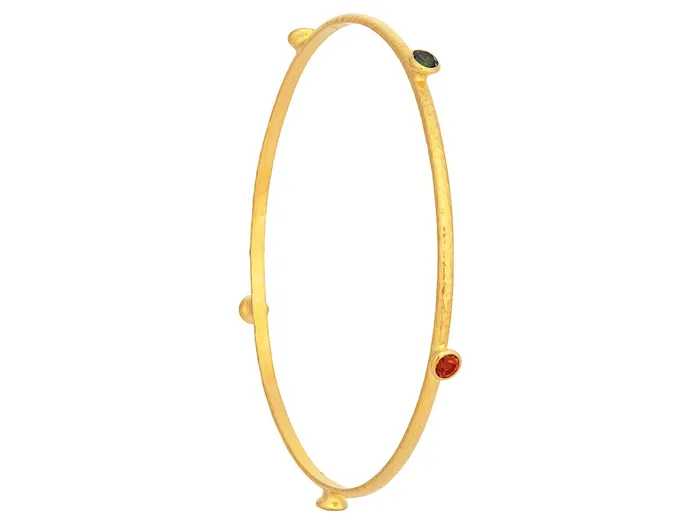 GURHAN Rain Gold Topaz Stacking Bangle Bracelet 5Stone GG GOLD CLR Bracelets GURHAN Rain Gold Topaz Stacking Bangle Bracelet 5Stone GG GOLD CLR Bracelets