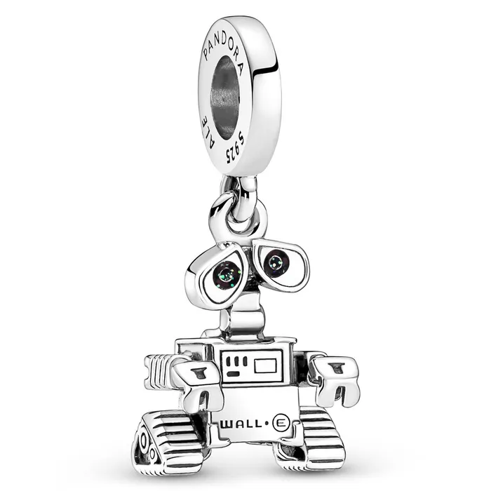Pandora Disney Pixar WallE Dangle Charm Pandora Charm Necklaces
