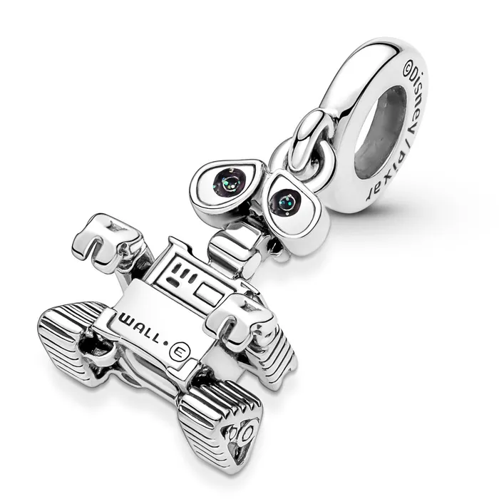 Pandora Disney Pixar WallE Dangle Charm Pandora Charm Necklaces