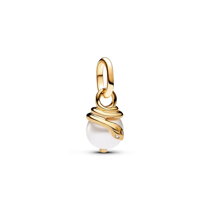 Pandora ME Snake Pearlescent Mini Dangle Charm Pandora Charm Necklaces