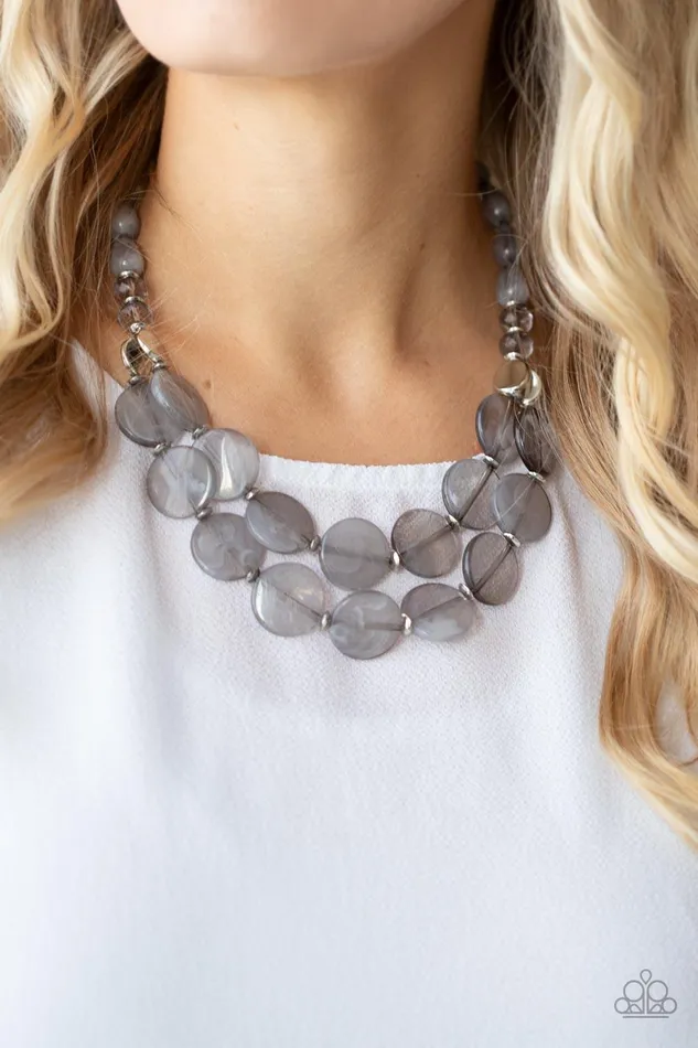 Beach Day Demure Silver Necklace Jewelry by Bretta Paparazzi Accessories Necklaces Beach Day Demure Silver Necklace Jewelry by Bretta Paparazzi Accessories Necklaces