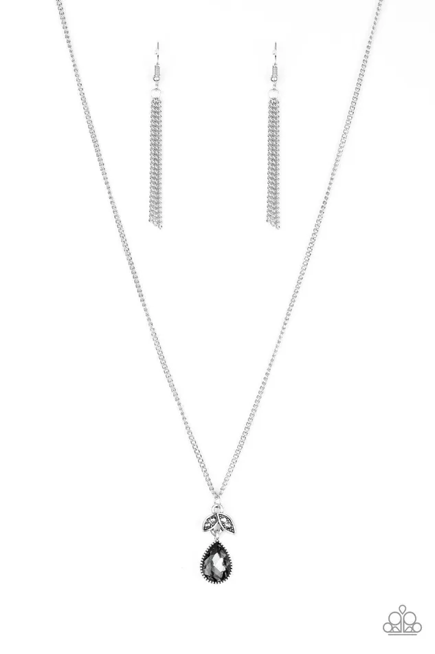 Necklaces Paparazzi Accessories Nice To Meet You Silver Necklace Jewelry by Bretta