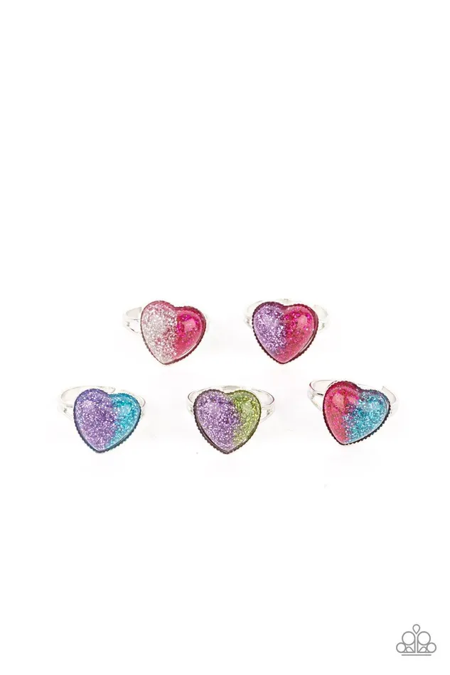 Necklaces Starlet Shimmer Heart Rings Jewelry by Bretta Paparazzi Accessories