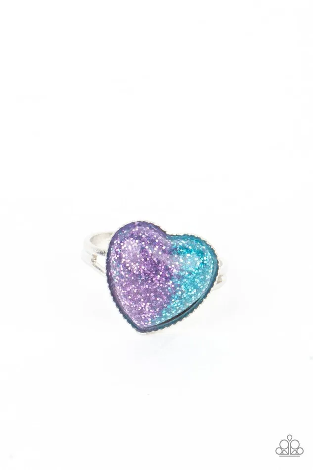 Necklaces Starlet Shimmer Heart Rings Jewelry by Bretta Paparazzi Accessories
