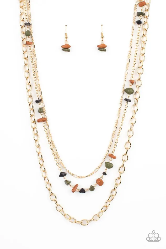 Paparazzi Accessories Artisanal Abundance Multi Necklace Jewelry by Bretta Necklaces