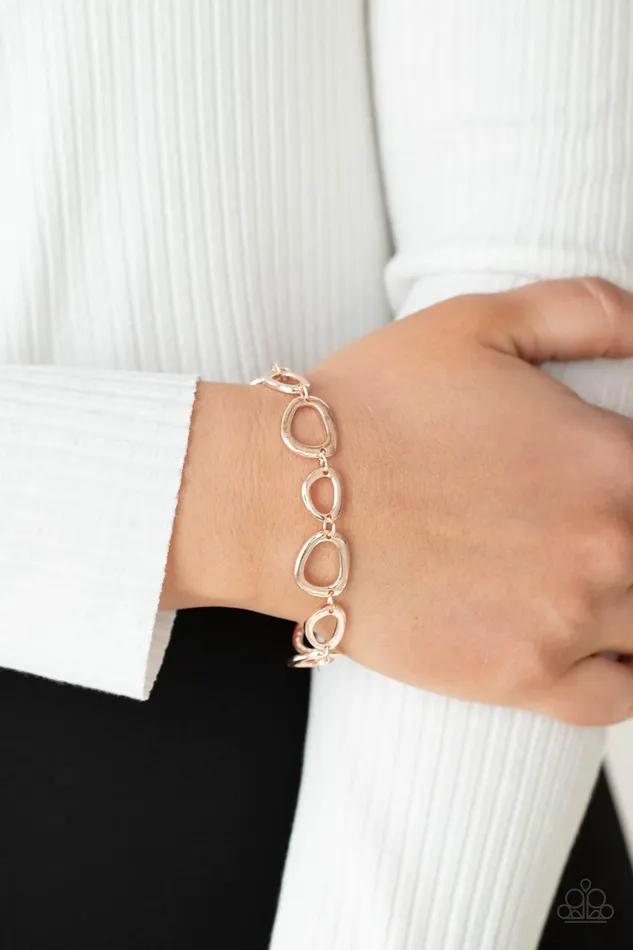 Paparazzi Accessories Necklaces So Mod Rose Gold Necklace All That Mod Rose Gold Bracelet Jewelry by Bretta