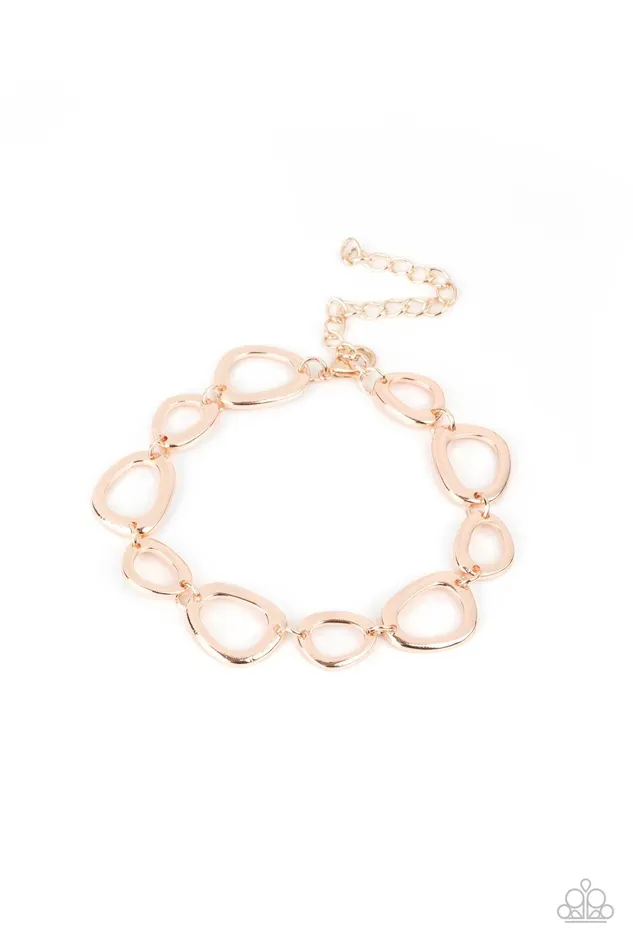 Paparazzi Accessories Necklaces So Mod Rose Gold Necklace All That Mod Rose Gold Bracelet Jewelry by Bretta