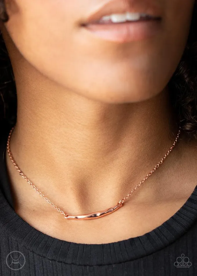 Paparazzi Accessories Necklaces Taking It Easy Copper Choker Necklace Jewelry by Bretta Paparazzi Accessories Necklaces Taking It Easy Copper Choker Necklace Jewelry by Bretta