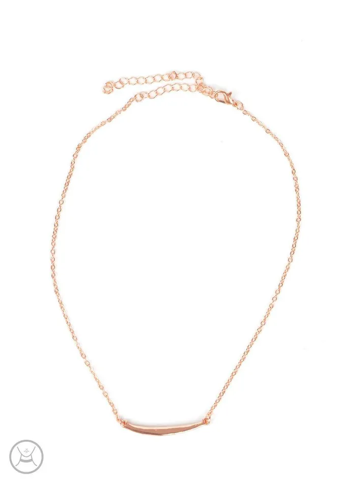 Paparazzi Accessories Necklaces Taking It Easy Copper Choker Necklace Jewelry by Bretta