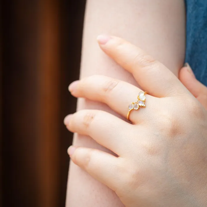 Starfish Project Rings Gold Moonstone Ring Gives Freedom Hope To Women