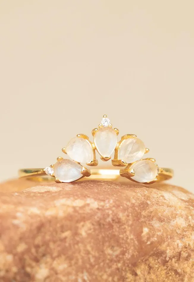 Starfish Project Rings Gold Moonstone Ring Gives Freedom Hope To Women