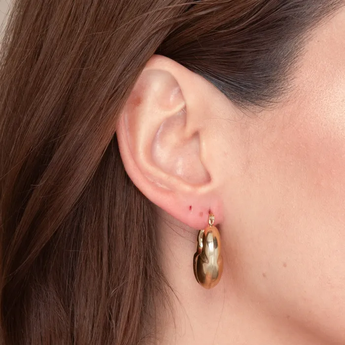Earrings Camile Stone Margot Statement Dome Earrings