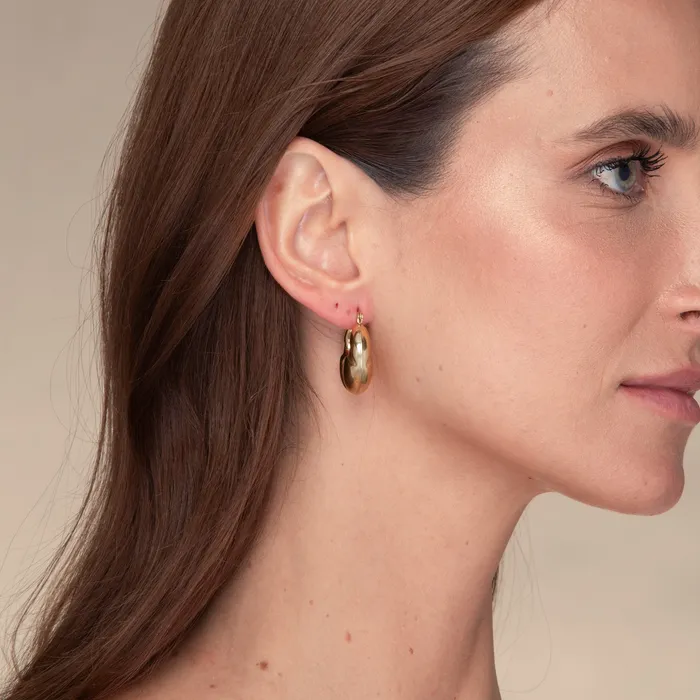 Earrings Camile Stone Margot Statement Dome Earrings