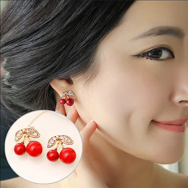Earrings SWEET T 52 Simulated PearlCrystal Stud Earrings In Intricate Patterns for Women and Girls