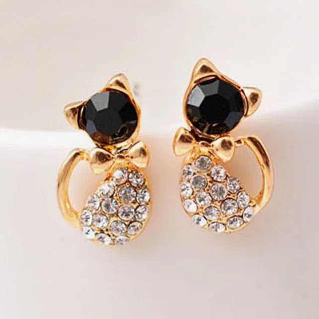 Earrings SWEET T 52 Simulated PearlCrystal Stud Earrings In Intricate Patterns for Women and Girls