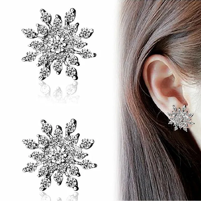 Earrings SWEET T 52 Simulated PearlCrystal Stud Earrings In Intricate Patterns for Women and Girls