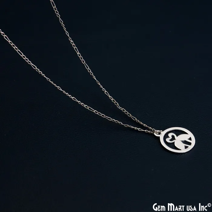 GemMartUSA Charm Necklaces Flamingo Bird Shape Laser Finding Silver Plated 18x15mm Charm For Bracelets Pendants GemMartUSA Charm Necklaces Flamingo Bird Shape Laser Finding Silver Plated 18x15mm Charm For Bracelets Pendants