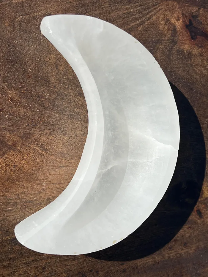 Healing Stone Crystal Bowls Natural Moon Selenite With 7 Stone Chakra 925 Sterling Silver Chain Pendant YoTreasure Necklaces