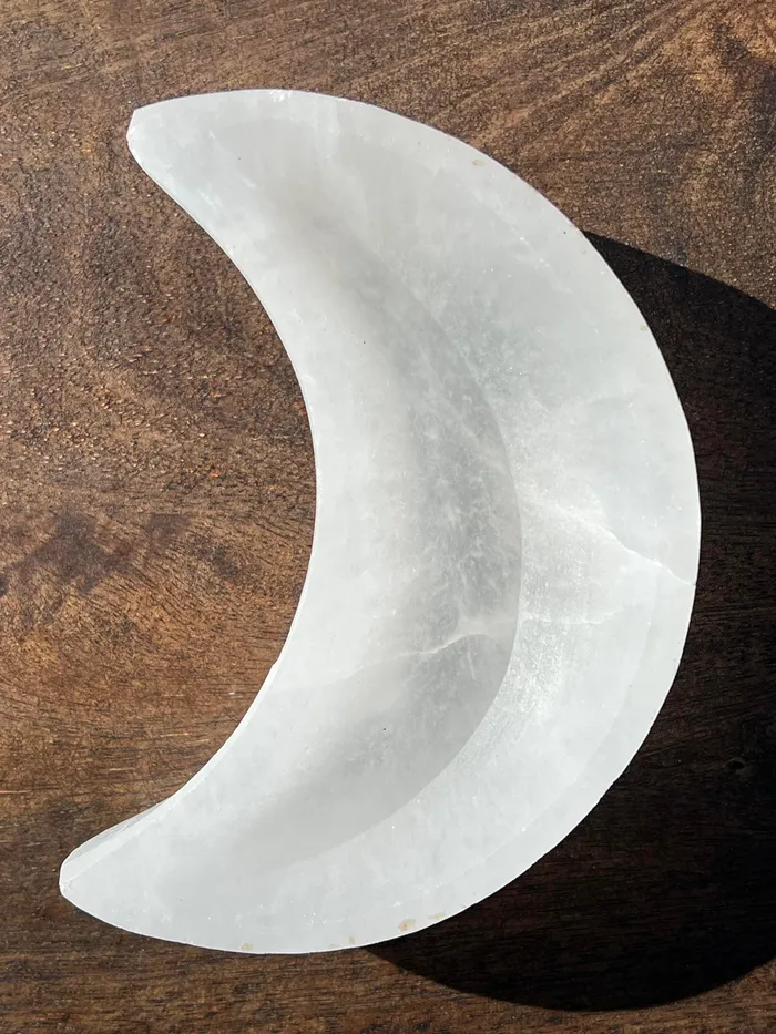 Healing Stone Crystal Bowls Natural Moon Selenite With 7 Stone Chakra 925 Sterling Silver Chain Pendant YoTreasure Necklaces