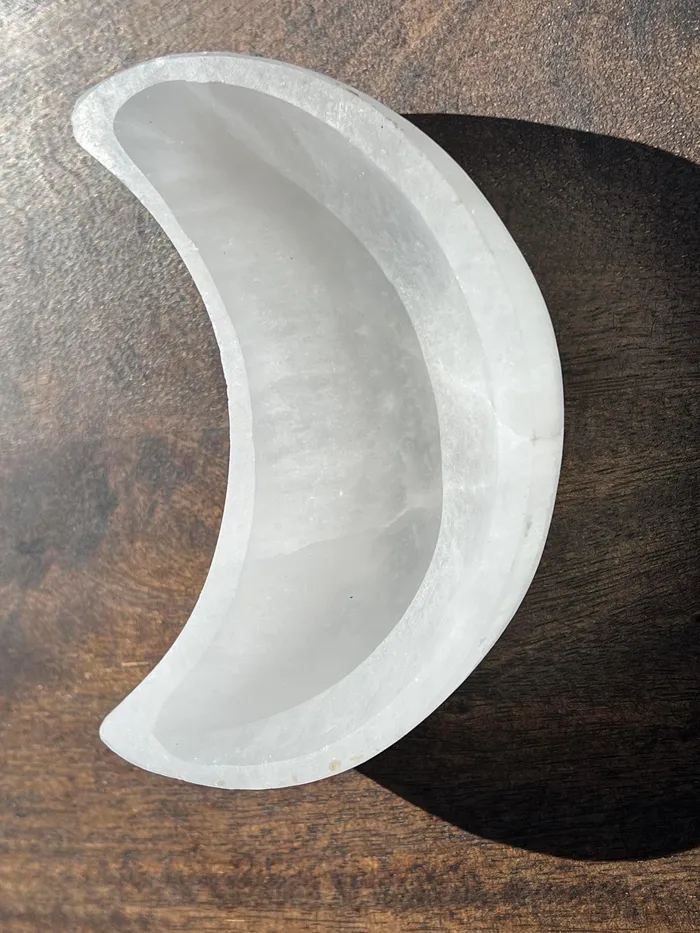 Healing Stone Crystal Bowls Natural Moon Selenite With 7 Stone Chakra 925 Sterling Silver Chain Pendant YoTreasure Necklaces