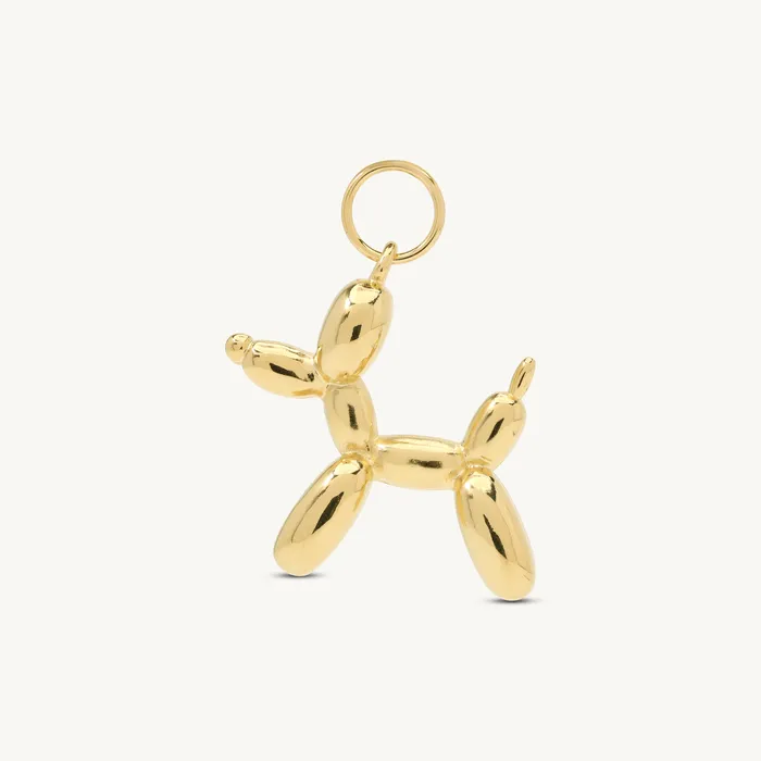 Ideaure Jewelry Charm Necklaces Ambra Ballon Dog Charm