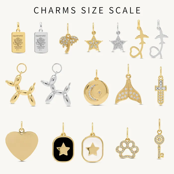 Ideaure Jewelry Charm Necklaces Ambra Ballon Dog Charm