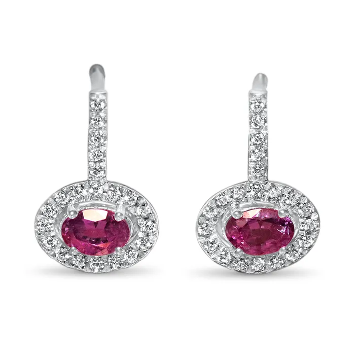 Noble Few 14K White Gold Natural Alexandrite Earring Safiya Jewels Earrings