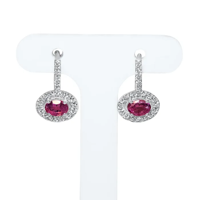 Noble Few 14K White Gold Natural Alexandrite Earring Safiya Jewels Earrings