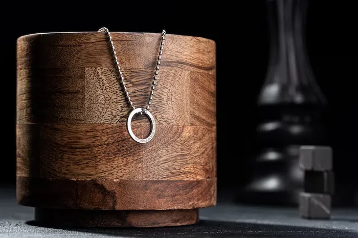 Personalized Ring Necklace Grace PK Necklaces