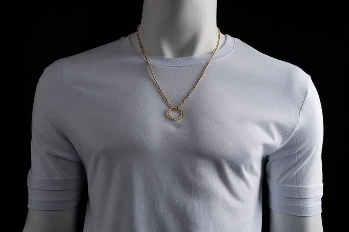 Personalized Ring Necklace Grace PK Necklaces