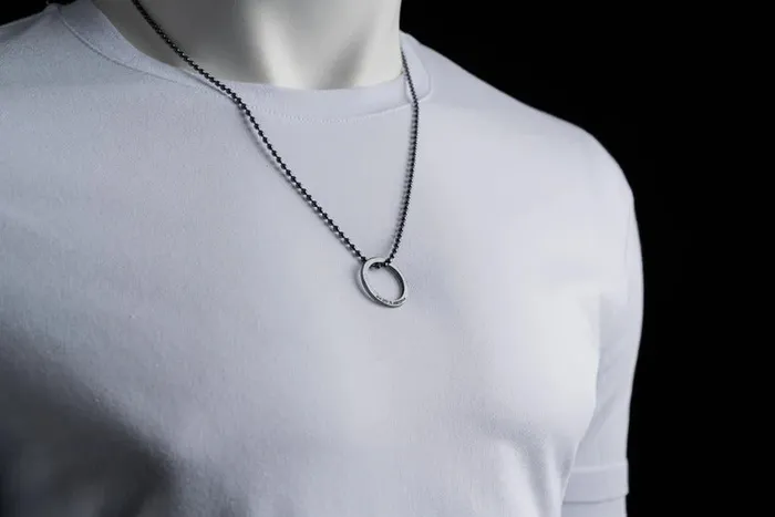 Personalized Ring Necklace Grace PK Necklaces